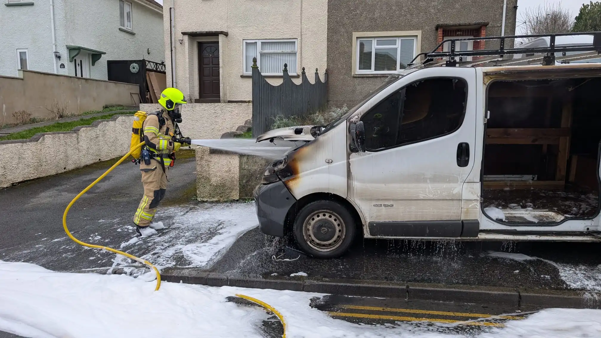 Haverfordwest Van Fire 01